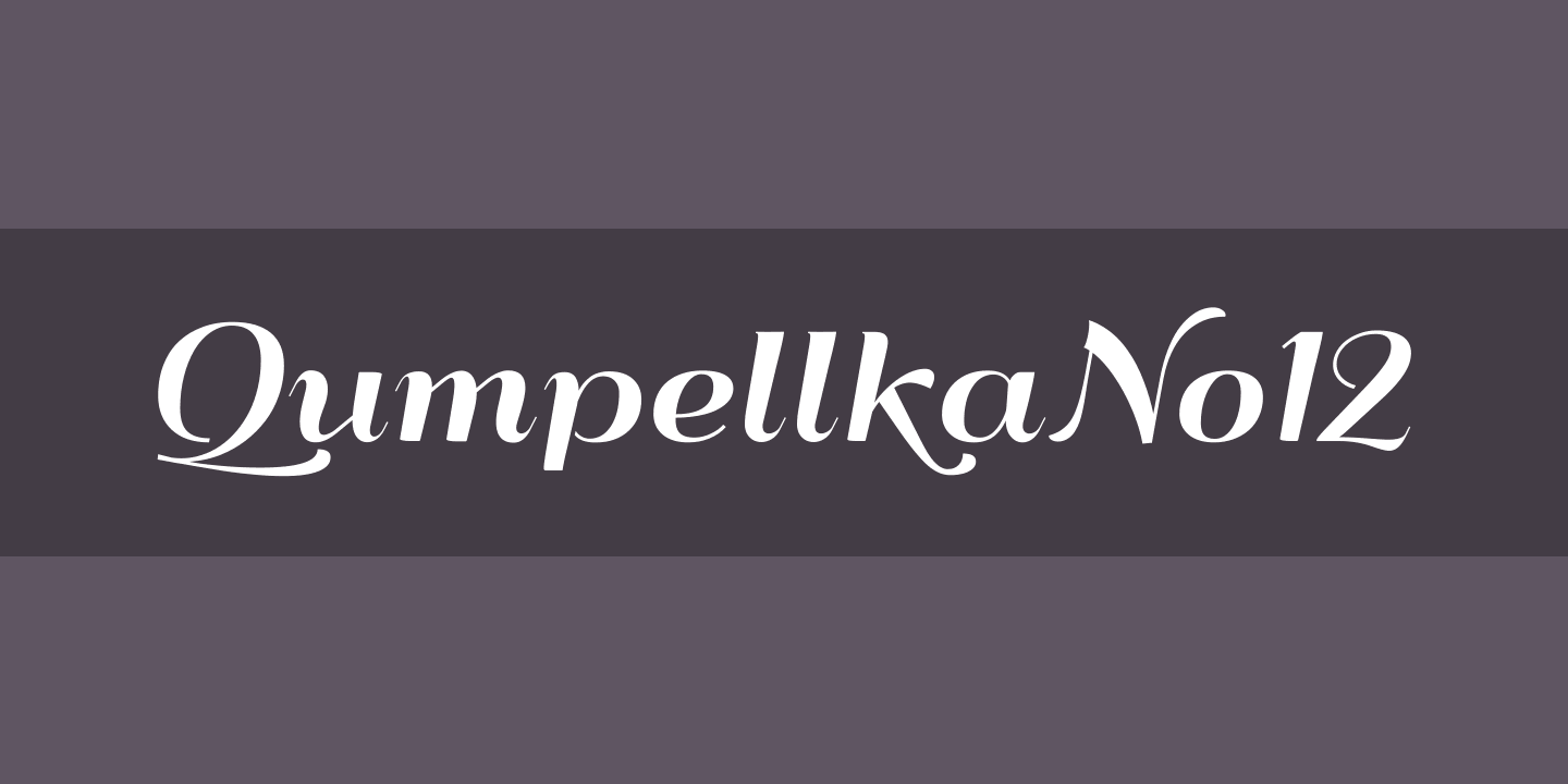 QumpellkaNo12 Font